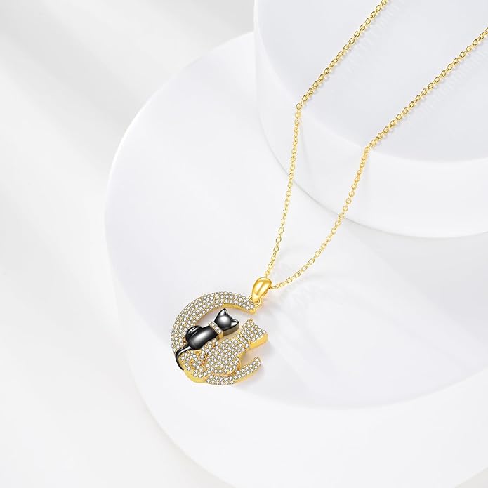 KZX Cat/Dog/Phoenix/Eagle/Whale/Shark/Puffin/Starfish/Chicken/Butterfly/Owl/Bee/Frog/Seahorse Necklace Sterling Silver Animal Pendant Jewelry Gift for Women