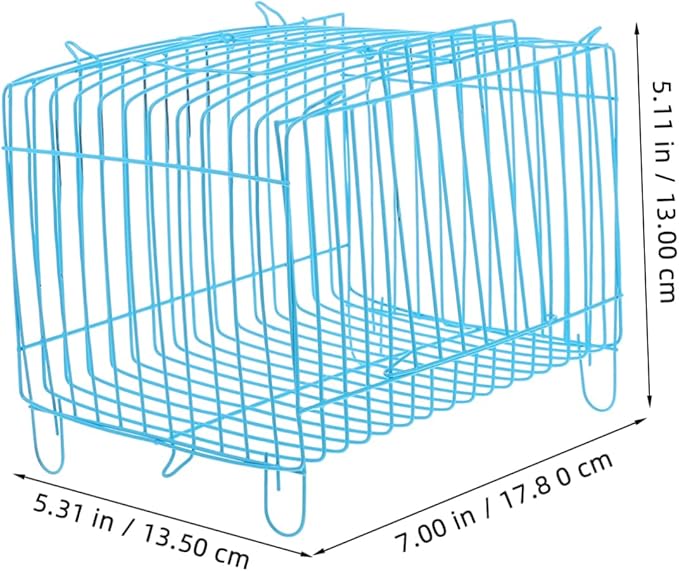 Portable Parrot Travel Cage Standing Perch Wear-Resistant Steel Wire Carrier for Small Birds Convenient Bird Carrier for Travel