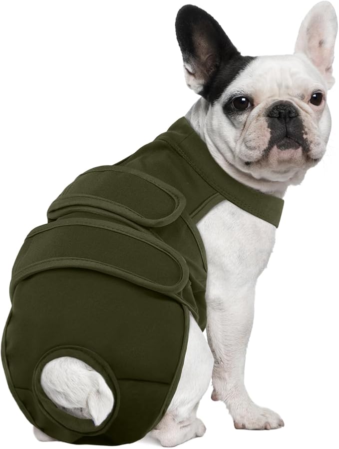 Dog Diapers Female Reusable Washable Period Diaper with Suspender,Adjustable Dog Panties Anti-Harassment, Doggie Diapers for Incontinence, Heat Cycles, or Senior Dogs（XS-XL