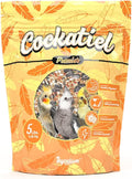 Mycelium Cockatiel Premier Bird Seed (5 LB Bag) | Organic Bird Food Fortified with Vitamins for Immunity, Energy & Digestion | Dust-Free, Daily Nutrition for Pet Birds | Non-GMO, USA Made