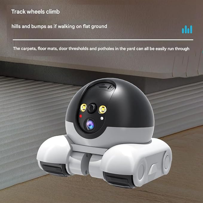 Pet Cameras Indoor with Phone App, 1080p Dual Lens, P 360°/T 90° Rotation Monitoring, 2-Way Talk, Night Vision, Motion Detection, Video Recording (4G, 128GB)