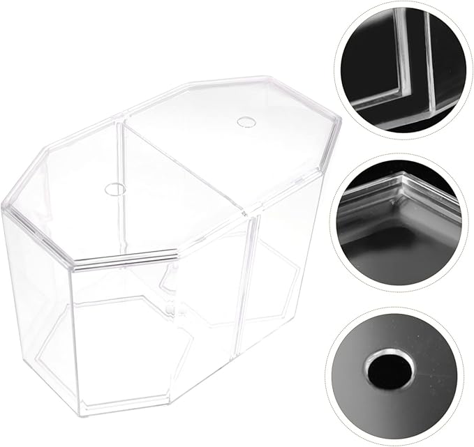Happyyami Fish Breeding Tank Removable Divider Dual Compartment Clear Incubation Box for Betta and Small Tropical Fish Easy to Clean and Use for Fry