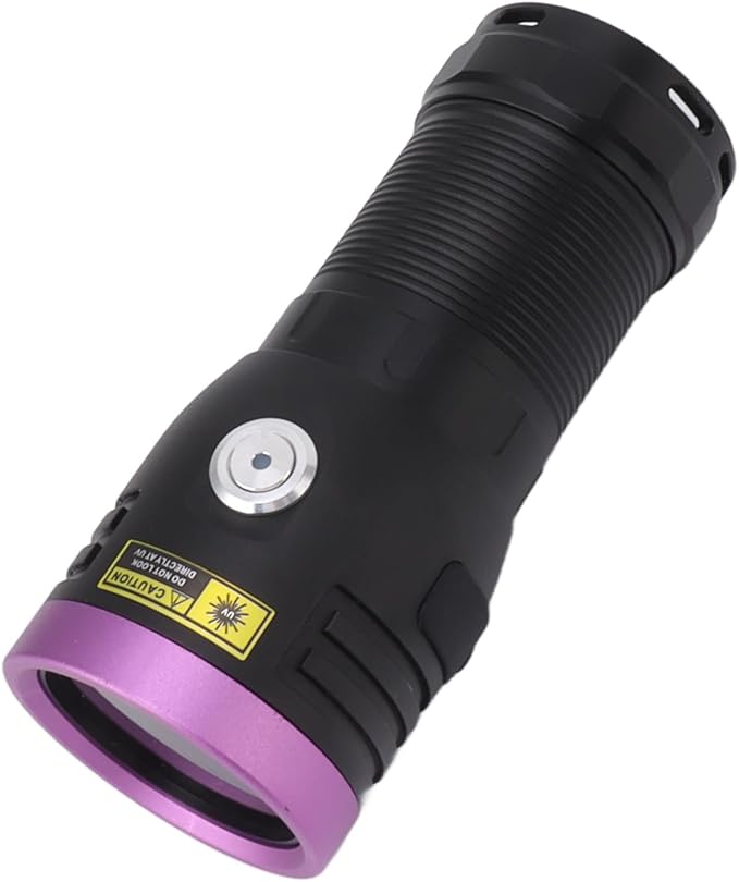 80W Black Light UV Flashlight Rechargeable 365NM LED UV Flashlight for Pet Urine Mineral Fluorescent Resin Cure