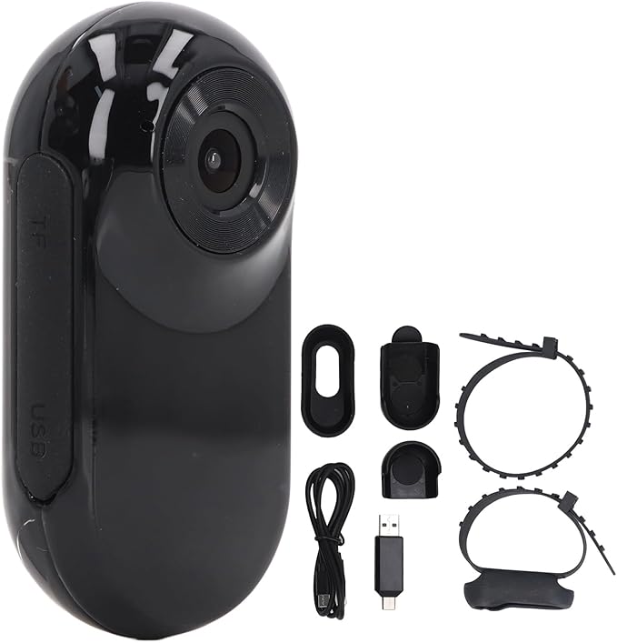 Sanpyl Pet Collar Camera, 1080P HD 120 Degree Wide Angle Small Dog Cat Action Camera with Video Records,No Needed, Dogs Indoors/Outdoors - only 0.77 Ounces!