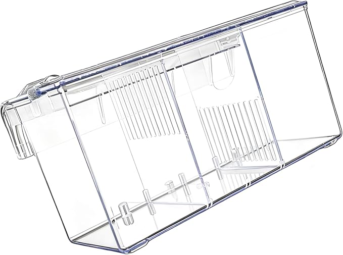 External Breeding Tanks for Aquarium Small Fish Isolation Hatchery Box for Fry Clear Spawning Box Breeding