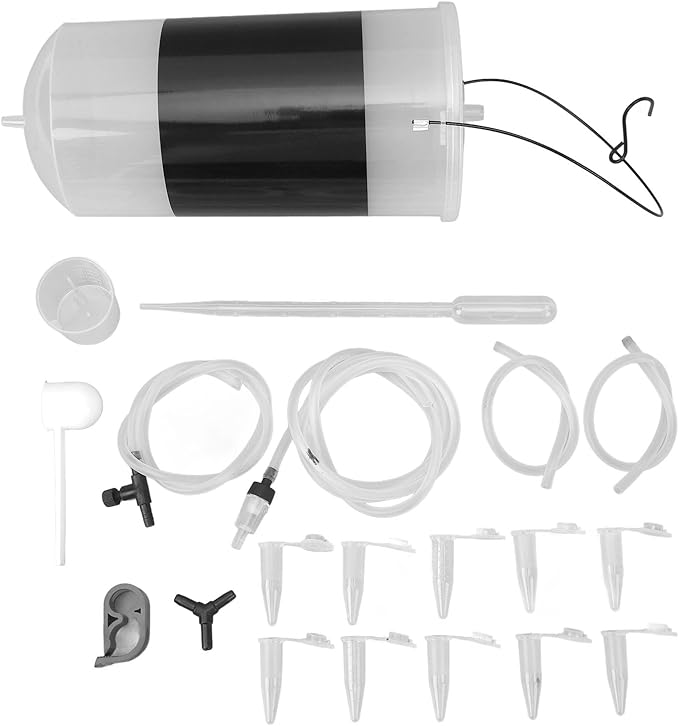 Fockety Brine Shrimp Eggs Incubator, Hatchery Artemia Eggs Hatchery Kit with Regulating Valve, Fish Hatch Tool for Aquarium Brine Shrimp Eggs, Brine Shrimp Eggs Hatcher