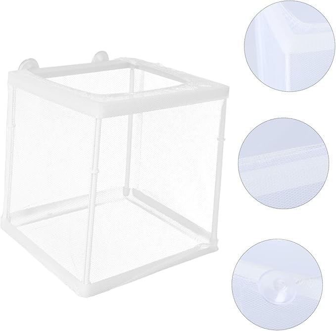 Sosoport Fish Breeding Tank Box Incubation Box Mesh Practical Breeding Incubator for Home Aquarium