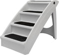 PetSafe CozyUp Folding Dog Stairs, Portable Indoor/Outdoor Pet Steps for Bed & Couch, Grey, 25 Inch