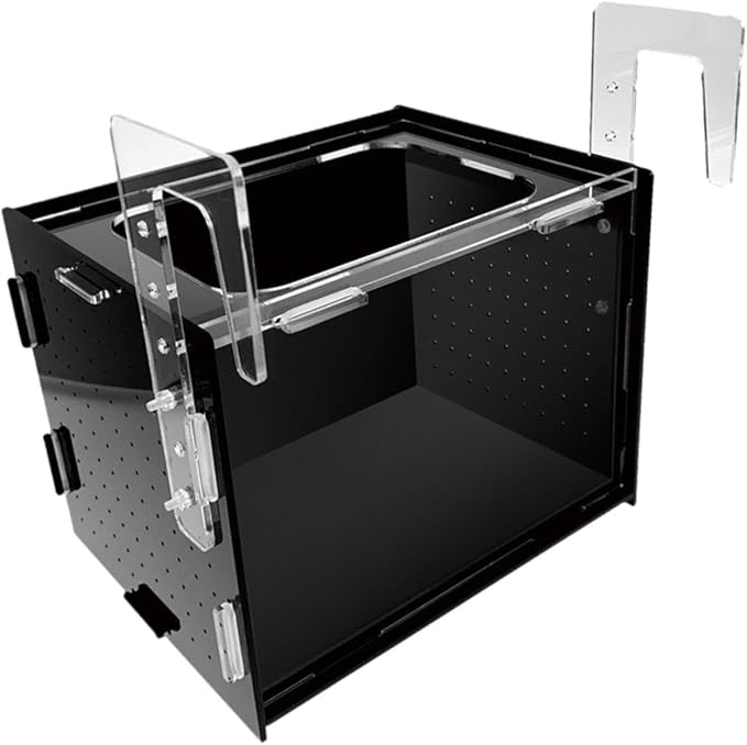 Fish Breeder Box Isolation Box Transparent Separator Easy Installation Hatchery Incubator for Baby Fish Betta Guppy, 20x15x15cm