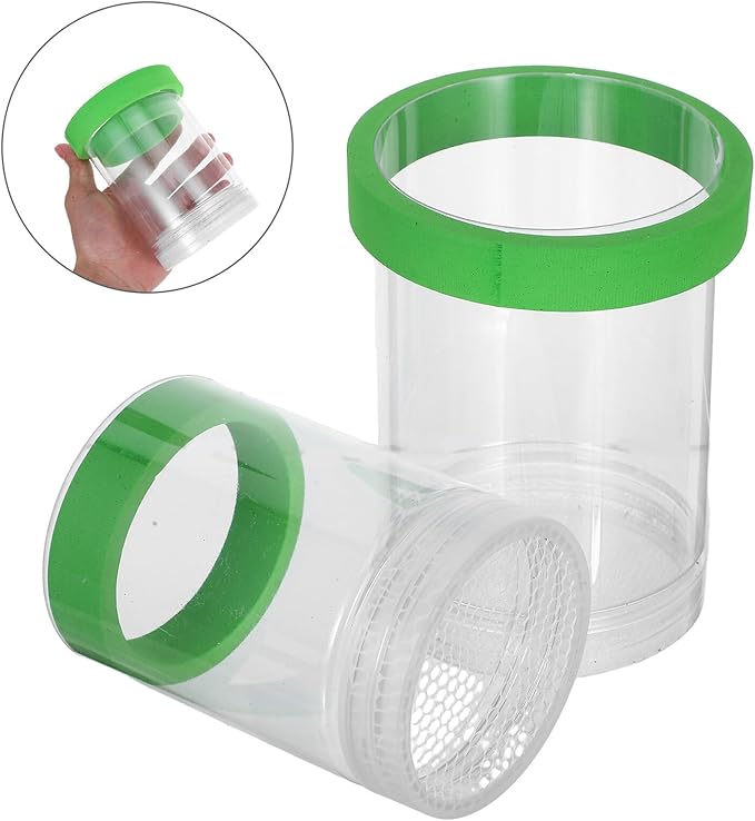 Small Fish Breeding Isolation Box with Floating Egg Net and Divider, Aquarium Hatchery Incubator for Guppy Fry, Green Compact Fish Tank Breeder Chamber