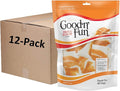 Good'n'Fun Triple Flavor Rawhide Chips with Real Chicken ,4 Ounce (Pack of 12)