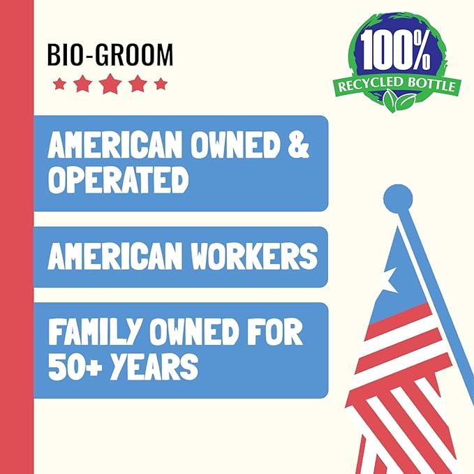 Bio-Groom Repel-35 Flea & Tick Dog Spray - Flea and Tick Prevention Treatment for Dogs, Cruelty-Free, Made in USA, Natural Repellent, Fly Spray for Horses - 1 Gallon