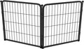 FXW Homeplus Unleashed Indoor Dog Playpen - Stress-Free and Safe Play, Heavy Duty 24 Inch 2 Panels Dog Pen for Puppy and Small Dogs, Black│Patented