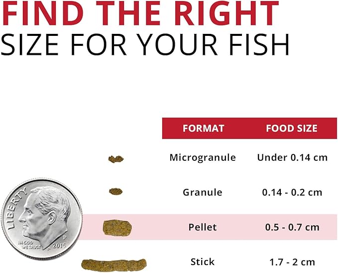 Fluval Bug Bites Cichlid Fish Food, Pellets for Medium to Large Sized Fish, 3.53 oz., A6581