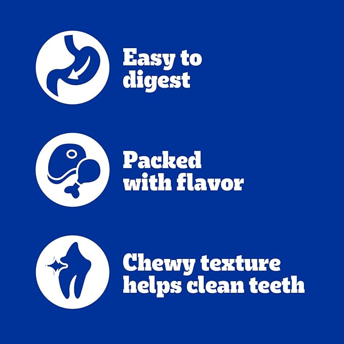 Pedigree Twisty Chews Small Long-Lasting Dog Treats Chicken & Beef Flavor, 9.17 oz. Pouch, 40 Count