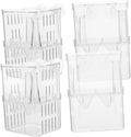 BESPORTBLE 4pcs Small Fish Tank Isolation Boxes for Guppy Breeding Aquarium Separation Container Suction Cups for Newborn Fish and Pregnant Care