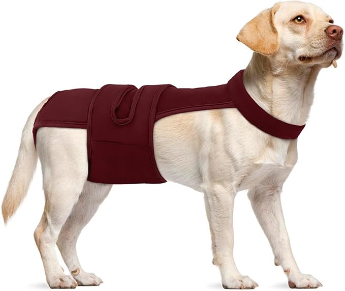 Dog Diapers Female Reusable Washable Period Diaper with Suspender,Adjustable Dog Panties Anti-Harassment, Doggie Diapers for Incontinence, Heat Cycles, or Senior Dogs（XS-XL