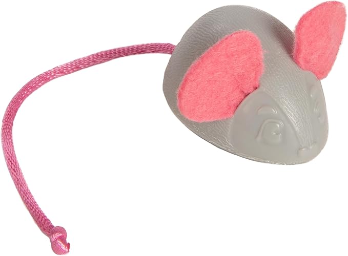 SmartyKat Marble Mouse Rolling Marble Cat Toy, Unpredictable Wobble Action for Solo Chase & Pounce for Cats & Kittens, One Size