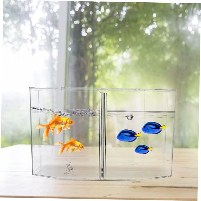 BESPORTBLE Fish Breeding Box Isolation Tank Double-Grid Design Prevents Juvenile Fish Easy to Clean Safe Material for