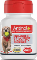 Antinol Plus, Mobility, Hip, and Joint Supplement for Dogs, Green-Lipped Mussels and Krill Oil - Dog Joint Supplement, Better and Faster Than Glucosamine and Chondroitin, 60 Soft Gels