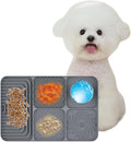 Slow Feeder Pet Licking Mat for Dogs & Cats - Food-Grade Silicone Non-Slip Pad, BPA-Free, Easy to Clean for Grooming & Bath Time