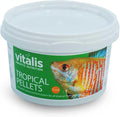 Vitalis Tropical Freshwater Pellets 1mm 70g (2.47oz) – Premium Fish Food for Tropical FreshwaterTanks, Helps Enhance Color and Health of Aquarium Fish