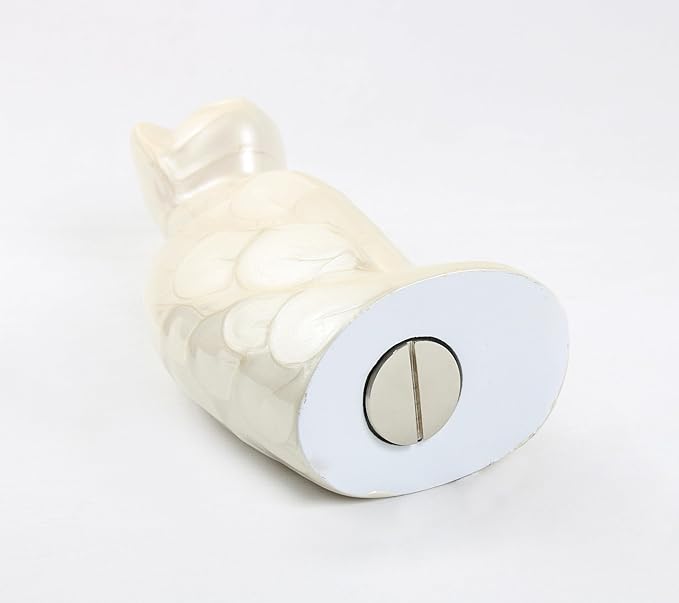 Cat Urns for Ashes - Pet Memorial Cat Urn Cat Memorial Gift, Pet Urn for Cat Ashes Keepsake Pet urns for Cats Ashes, Pet Ashes Urn, Pet Cremation Urn (Pearl)