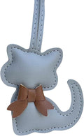 Soft Leather Bow Charm Handmade Fashionable Cat-Themed for Phone Camera Strap & Collar Decoration Stylish Bowknot Bag Charm