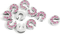 10 Pcs 8mm Dog Cat Pets Collar Charm Pink Plastic Rhinestone Slide Letter C (id: e03 f54 739 2c1 df0