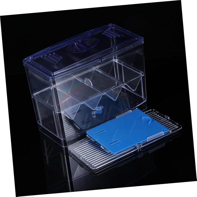 SUPVOX Transparent Functional Small Fish Breeding Tank Betta Hatchery Box for Safe Aquarium Isolation and Enhanced Survival Rate of Fish