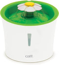 Catit LED Flower Fountain with Triple Action Filter, Cat Drinking Water Fountain, 3 L