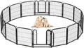 Dog Playpen 8/16 Panels 32" Height Heavy Duty Dog Fence Puppy Pen for Large Medium Small Dogs Indoor Outdoor Foldable Pet Exercise Pen