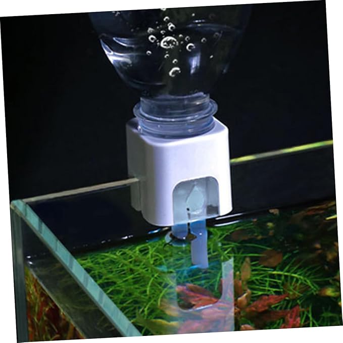 Angoily 3pcs Fish Tank Automatic Water Level Controller Water Refiller for Aquariums Compact Design Noise Reduction Easy Installation White