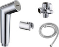 SUMERAIN Pet Shower Sprayer, Dog Shower Attachment with Solid Brass Diverter, Flow regulating Sprayer, 8 Feet Extra Long Hose, Chrome Finish