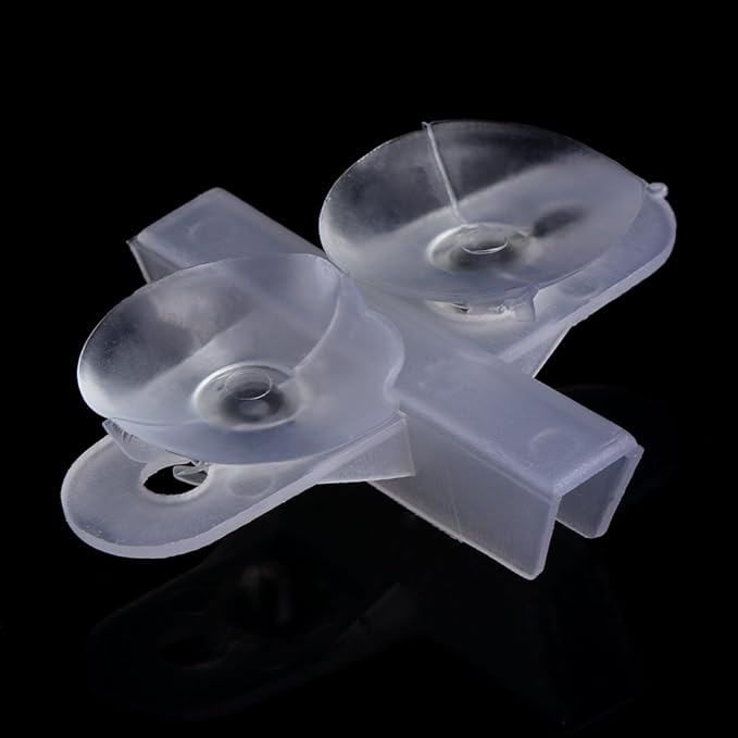 5 Pieces Aquarium Divider Clips with Suction Cups Fish for Separating Easy to