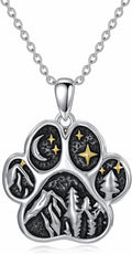 KZX Cat/Dog/Phoenix/Eagle/Whale/Shark/Puffin/Starfish/Chicken/Butterfly/Owl/Bee/Frog/Seahorse Necklace Sterling Silver Animal Pendant Jewelry Gift for Women