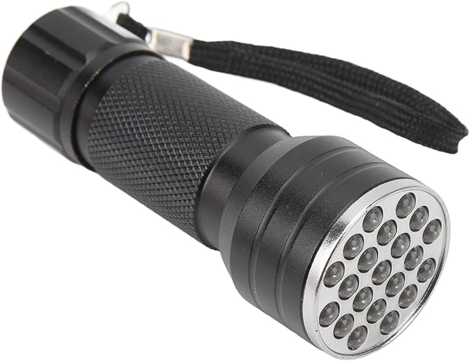 Black Light Flashlight, 21pcs LED Pet Urine Detector Light for Spot Detection, Outdoor Exploration, Portable Black Light Mini Flashlight for Pet Urine, Scorpion Hunting