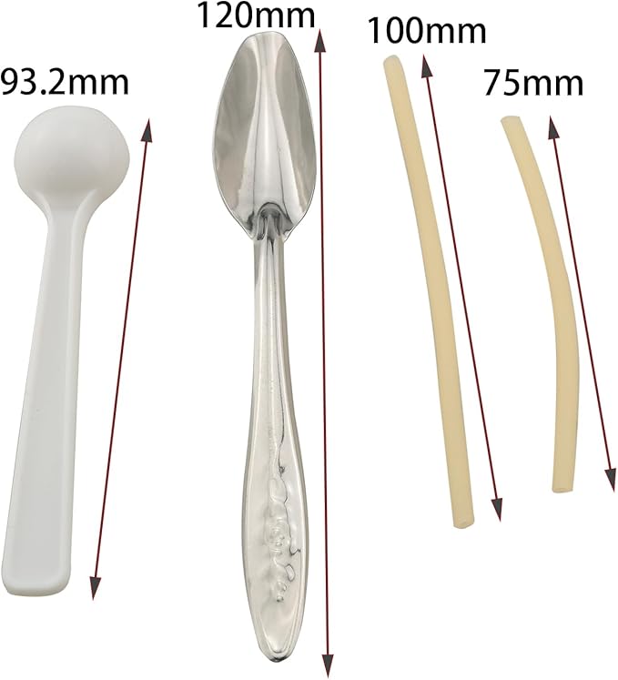 ZCZQC 6PCS Parrot Feeding Tools Food Grade Soft Silicone Feeding Syringe for Feeding Milk or Medication to Baby Birds and Sick Birds Milk Spoon Feeder Feeding Syringe Large Needle Milk Cup 100ml