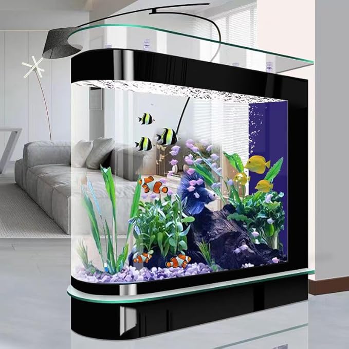 with Air Pump and Aquarium Deluxe Kit Large Ornamental Fish Tank Aquarium