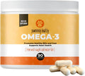 Pawsomely Healthy Omega-3 Fish Oil for Dogs – Wild Caught Anchovy Oil – High EPA & DHA – Supports Skin, Coat, Joints, Heart – Reduces Itching, Shedding, Allergies – Vet Approved – 90 Powder Capsules
