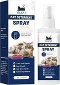 Cat Deterrent Spray - Indoor & Outdoor Anti-Scratch Cat Repellent for Furniture, Sofas, Rugs, Curtains, and Plants, Alcohol-Free & Non-Toxic Formula Repellent