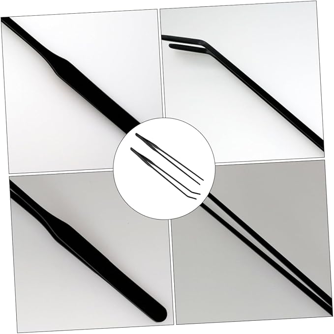DOITOOL Practical and Durable 2Pcs -Slip Aquarium Tweezer Set