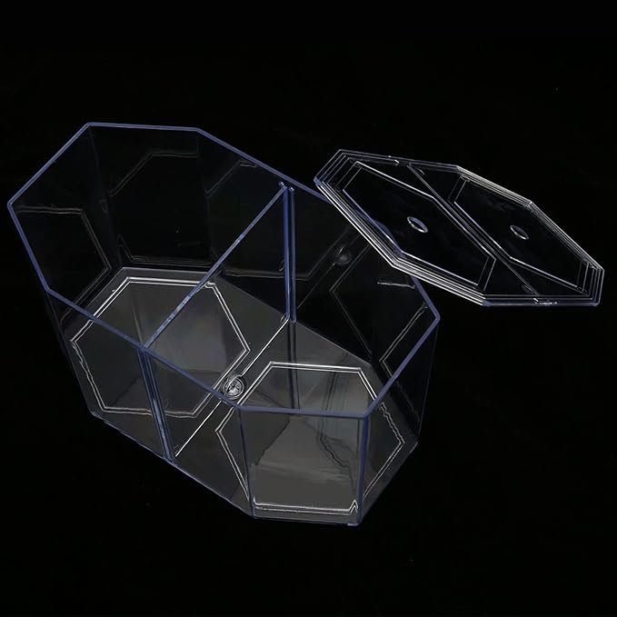 Aquarium Fish Breeder Box - Transparent Octagonal Isolation Tank for Fish Breeding, Isolation & Protection - Increases Survival Rate for Fish, Shrimp, and Small Aquatic Pets