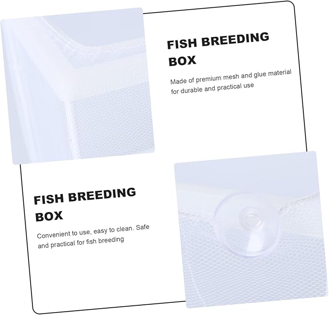 BESPORTBLE Breeding Incubator Box Mesh Fish Tank Breeding Tank Box for Betta Guppy Practical Aquarium