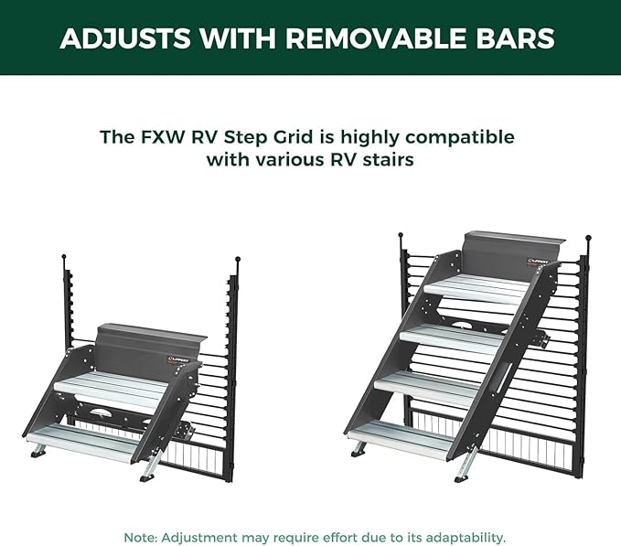 FXW Rollick Unleashed Dog Playpen for Indoor, Yard, RV Camping, 45 inch 16 Panels Dog Pen with RV Step Grid for Large Dogs, Black│Patented