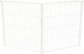 FXW Homeplus Unleashed Indoor Dog Playpen - Stress-Free and Safe Play, Heavy Duty 32 Inch 2 Panels Dog Pen for Puppy and Small Dogs, White│Patented