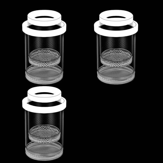 Aquariums Breeding Box Hatchery Shelter House for Guppy Bettafish Clownfishs with Divider Design Floating House 3PCS Bettafish Nursery Tanks