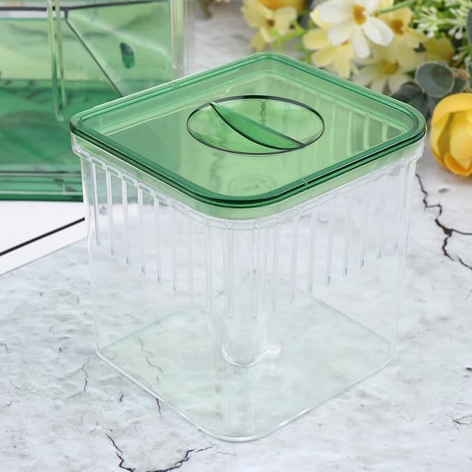DOITOOL Pneumatic Hatching Box Aquarium Isolation Tank for Fish Fry Nursery Transparent Fish Tank Fry Box with Self-Guided Circulation for Home Aquatic Pets