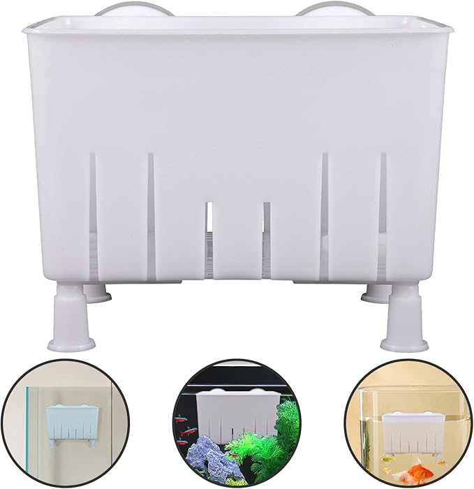 1set Fish Breeder Box Tortoise Isolation Container Fish Hatching Box Feeding Trough Multi-Functional Aquarium Breeding