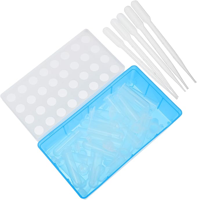 BESPORTBLE 32pcs Shrimp Hatchery Tool with Droppers and Collecting Box for Hatching Fry and Shrimp Easy to Use and Clean Safe for Fish Breeding Convenient Storage